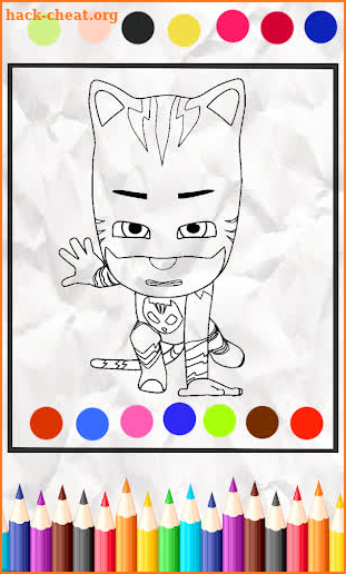 Coloring Book For Pj 2020: Fun Coloring Masks Game screenshot