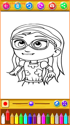 Coloring Book for PJ Heroes Masks screenshot