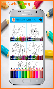 Coloring Book for Pokemo Fans screenshot