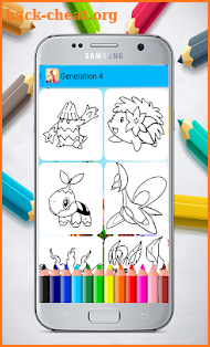 Coloring Book for Pokemo Fans screenshot