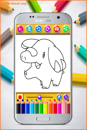 Coloring Book for Pokemo2 screenshot