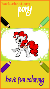 Coloring Book For Pony screenshot