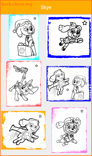 Coloring Book for Puppy patrol Christmas HD screenshot