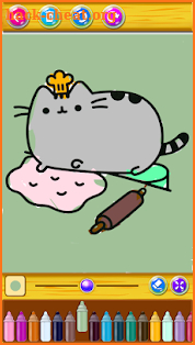 Coloring book for pusheen Kawaii Cat screenshot