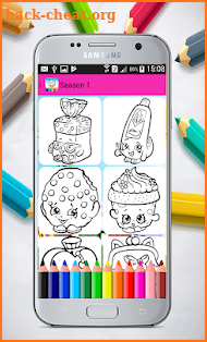 Coloring Book for Shopkins screenshot