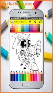 Coloring Book for Sonic screenshot