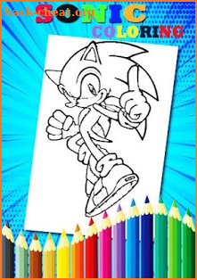 Coloring Book For Sonic Games screenshot