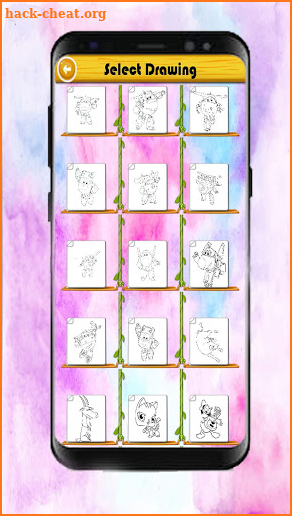 coloring book For super swings fans screenshot