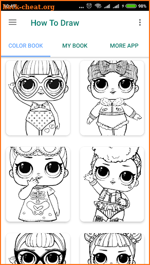 Coloring Book For sureprise Doll screenshot