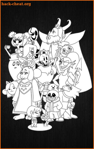 Coloring book for Undertale screenshot