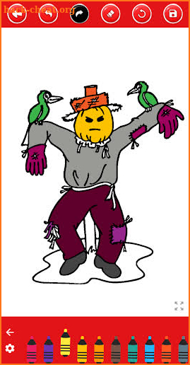 Coloring Book Halloween screenshot