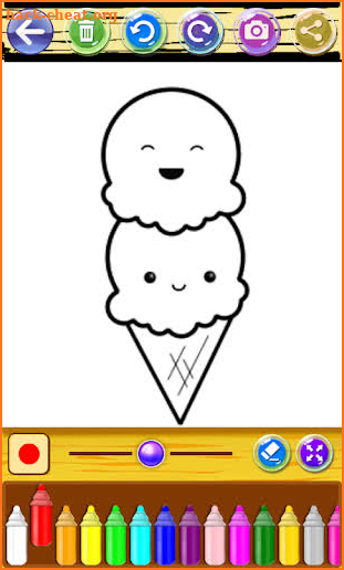 Coloring Book Kawaii screenshot