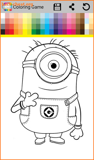 Coloring Book Minion screenshot