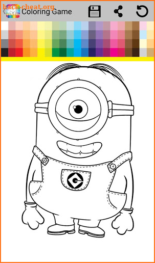 Coloring Book Minion screenshot