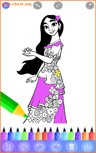 Coloring Book Mirabel Encanto screenshot