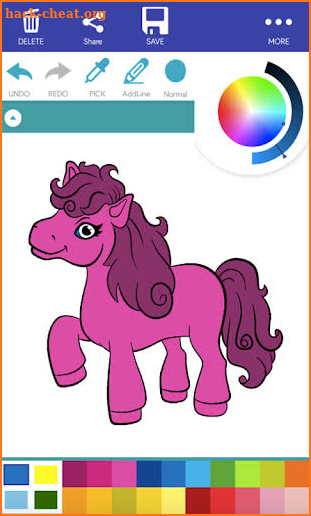 Coloring Book of My Little Pony screenshot