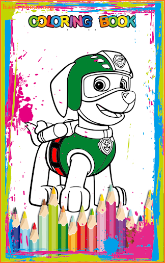 Coloring Book Paw Dogs Patrol screenshot