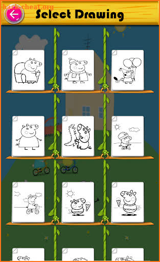 coloring book  pépa screenshot