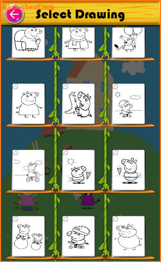 coloring book  pépa screenshot