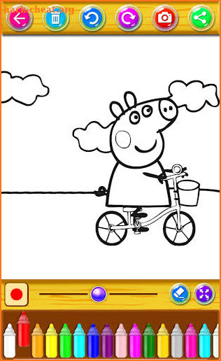 coloring book  pépa screenshot