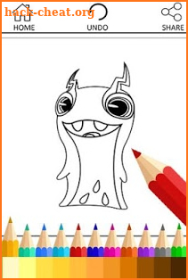 Coloring Book Slugterra Fans screenshot