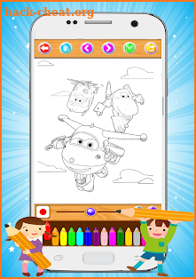 coloring book super swingss screenshot