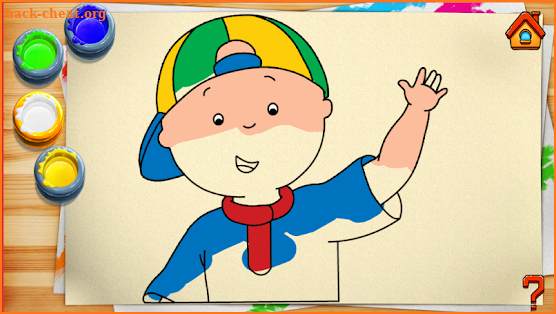 Coloring caillou screenshot