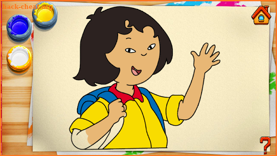 Coloring caillou screenshot