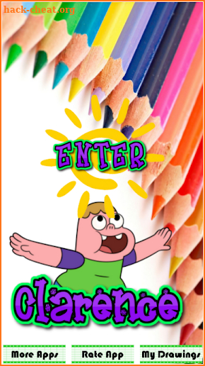 Coloring Clarence Coloring book for kids screenshot