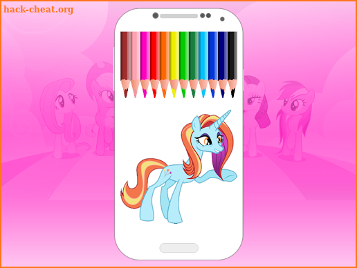 coloring CUTE pony screenshot