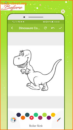 Coloring Dinosaur Book Pro screenshot