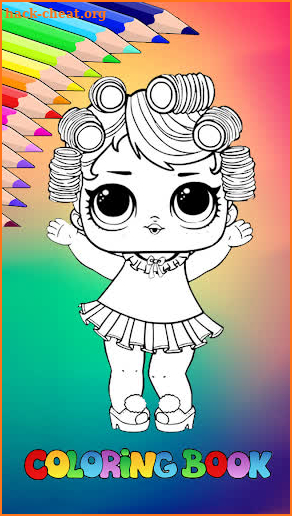 Coloring Dolls Surprise Book Lol screenshot