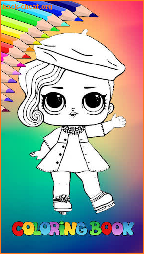 Coloring Dolls Surprise Book Lol screenshot