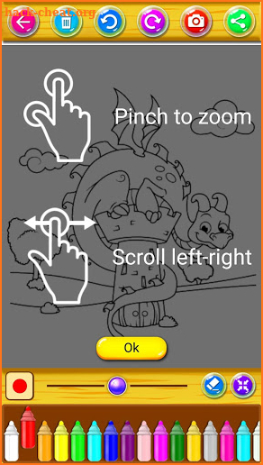 Coloring Dragon and Balls screenshot
