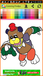 Coloring For Five Night Freddy screenshot