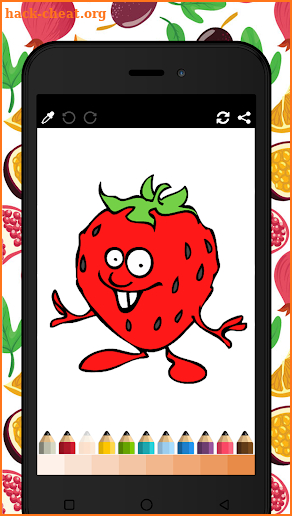 Coloring for kids Fruit and Vegetables screenshot