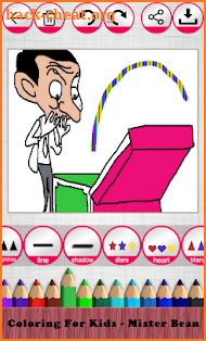 Coloring For Kids - Mister Bean screenshot