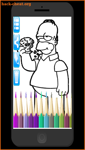 coloring for simpson screenshot