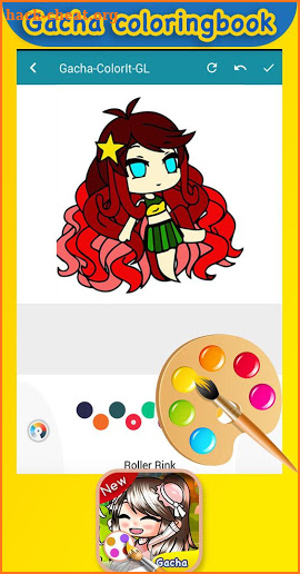 Coloring Gacha GL 2 book 2k20 screenshot