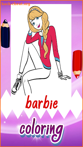 Coloring Game for Barbie screenshot