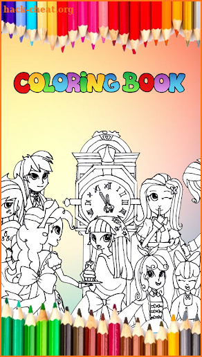 Coloring Game For Equestria Girls screenshot