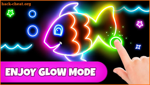 Coloring Games: Coloring Book, Painting, Glow Draw screenshot