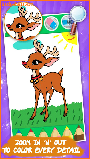 Coloring games for kids animal screenshot