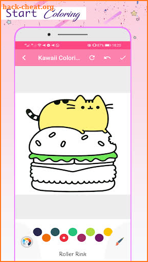 Coloring Kawaii Book Pro screenshot