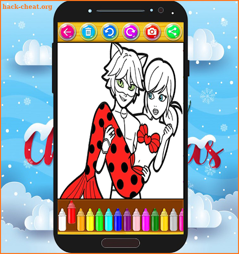 Coloring Ladybug And Cat Noir Miraculous Pages screenshot