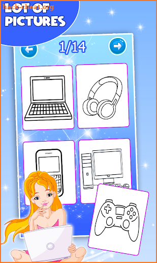 Coloring Laptop, Mobile Phone & Smartphone screenshot