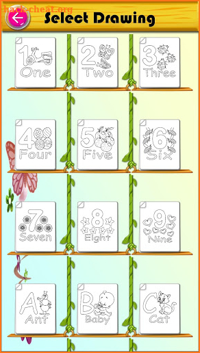 Coloring Letter Numbers for Boys and Grils screenshot