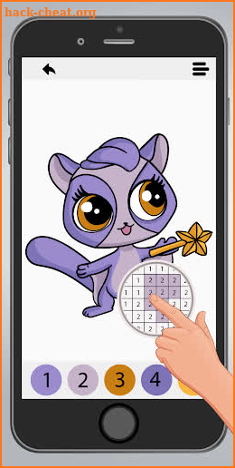 Coloring Littlest PETS  :   Sandbox by number screenshot