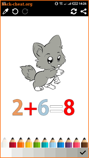 Coloring Math Kids Numbers - Learn Add, Subtract screenshot