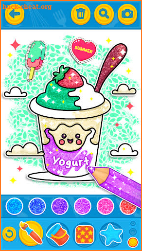 Coloring Meal for Kids Game screenshot